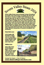 Load image into Gallery viewer, Severn Valley Steam DVD 2024