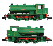 Load image into Gallery viewer, HALF PRICE! EFE Rail N gauge WD Austerity Saddle Tank 'Amazon' National Coal Board Lined Green 85504