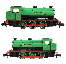 Load image into Gallery viewer, HALF PRICE! EFE Rail N gauge WD Austerity Saddle Tank 7 'Robert' National Coal Board Lined Green 85510