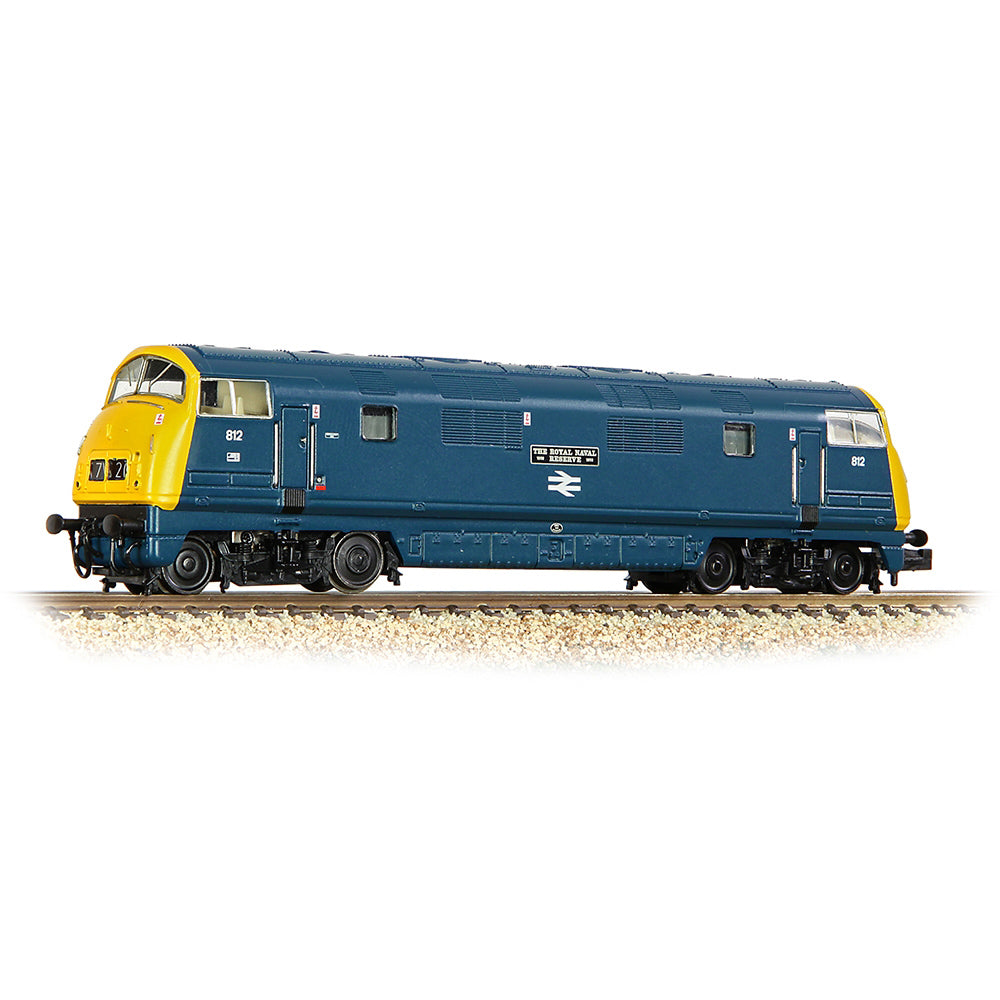 Graham Farish - 371-601B - Class 42 'Warship' 812 'The Royal Naval Reserve 1859-1959' BR Blue N Gauge