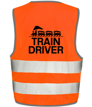 Load image into Gallery viewer, Kids Hi Viz 'Train Driver' vest

