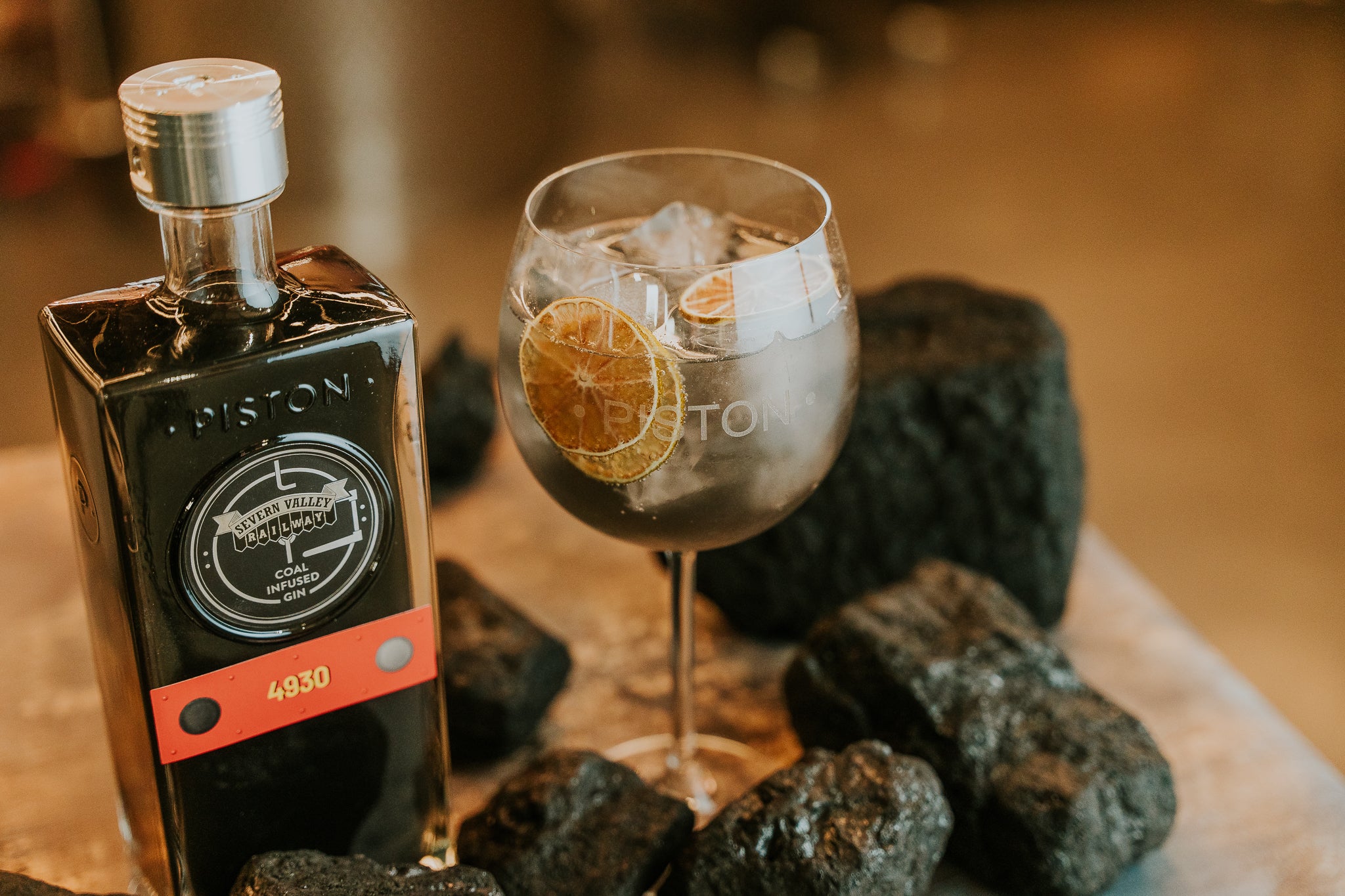 SVR EXCLUSIVE - Piston Coal infused Gin – Official SVR Shop