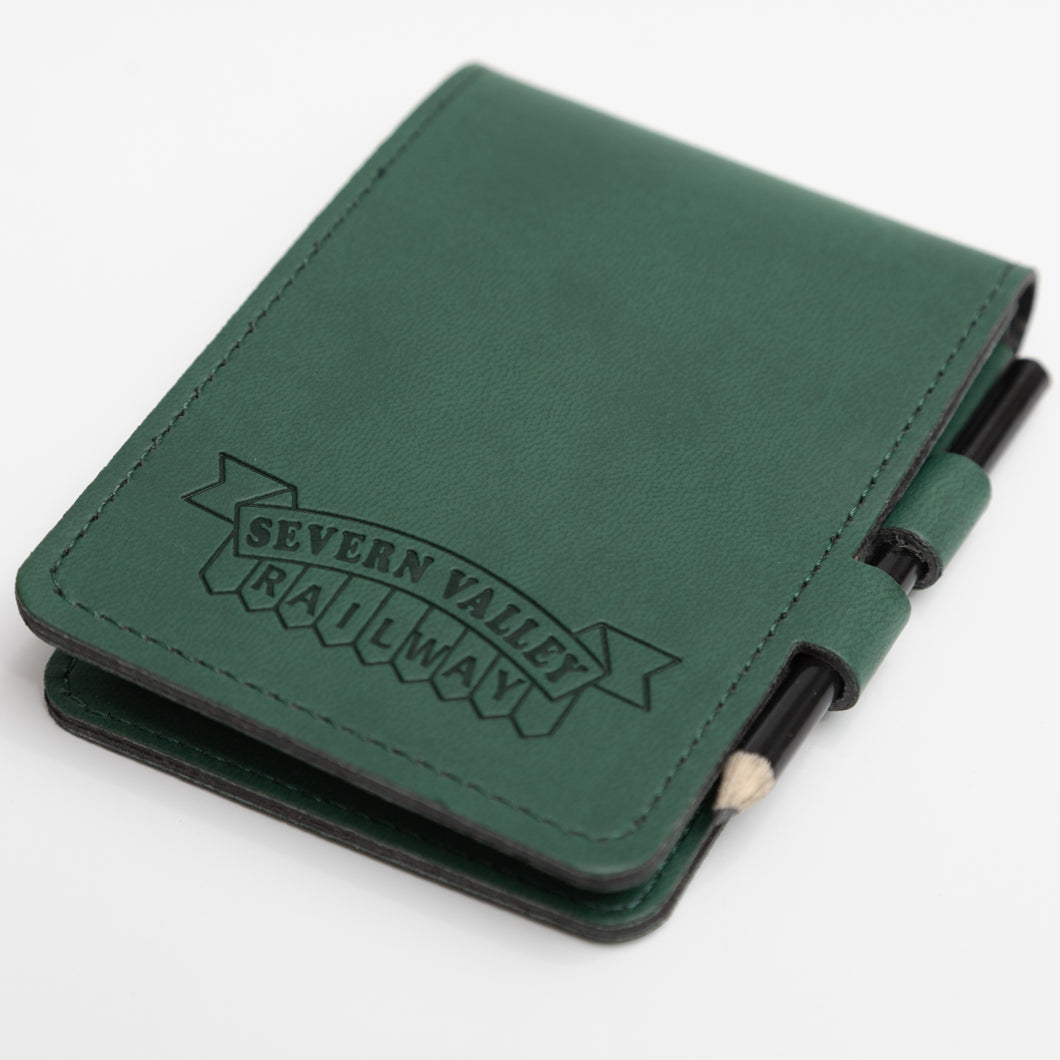Leather Retro Notebook & Pencil