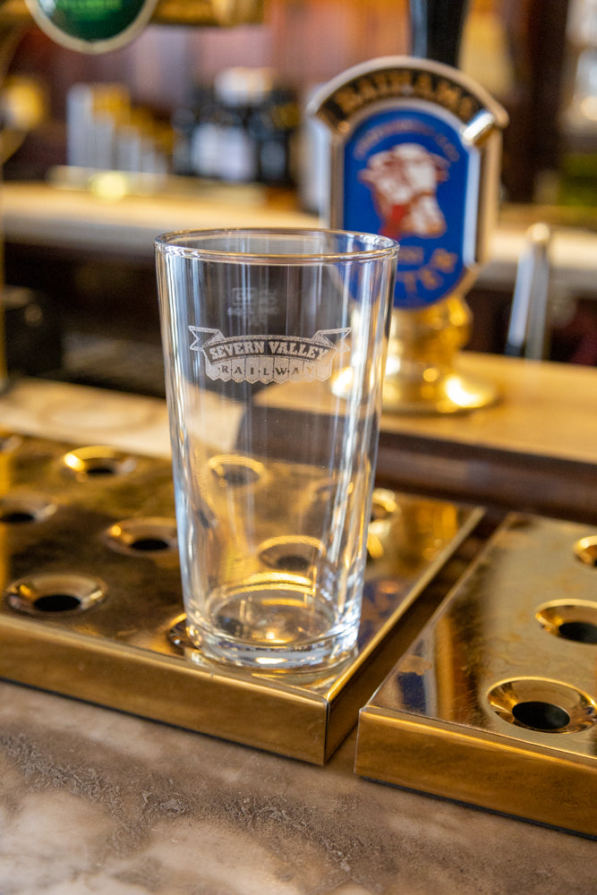 Severn Valley Railway Engraved Pint Glass