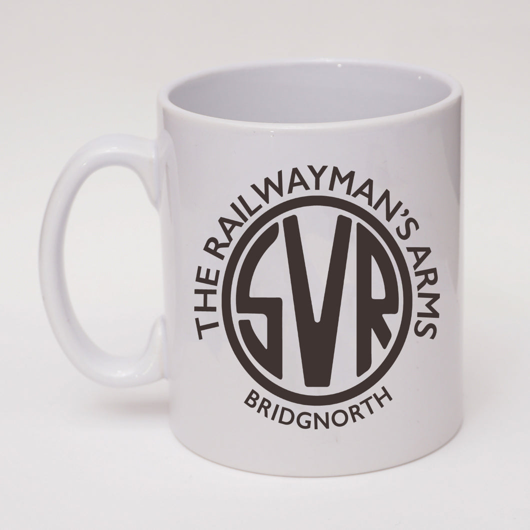 Railwayman's Arms Mug (Black & White)