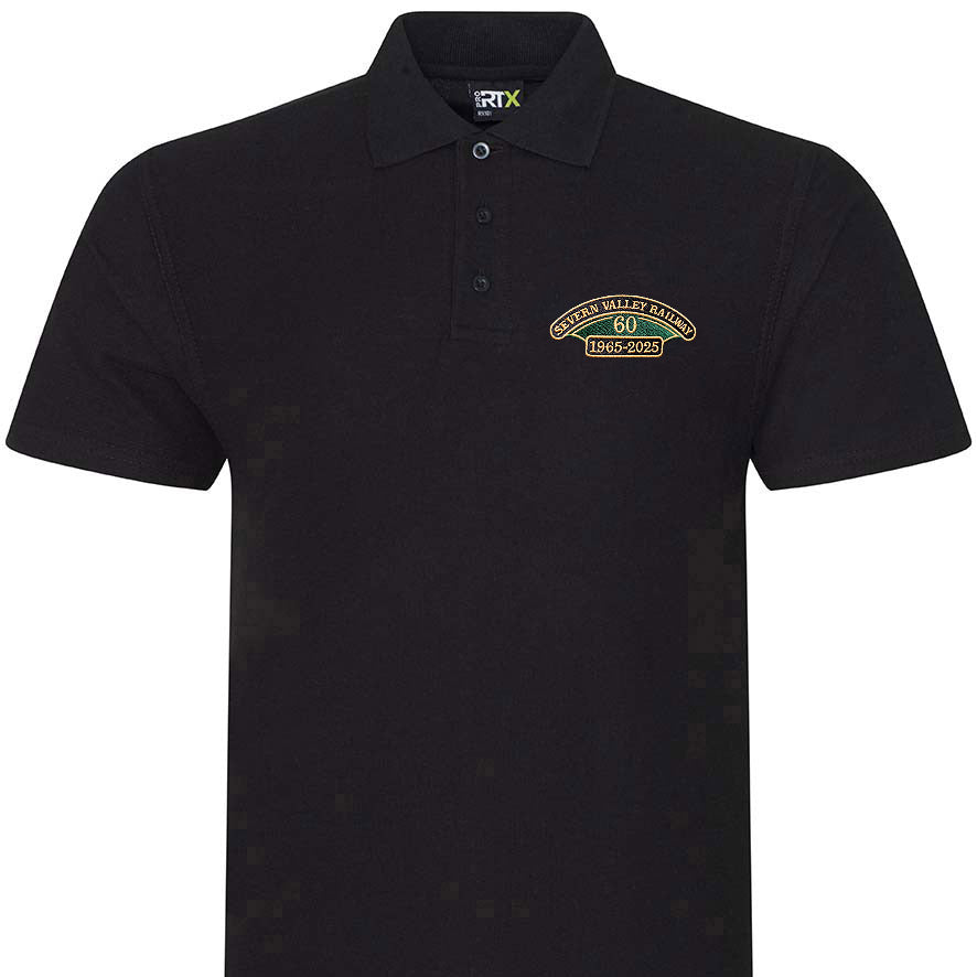 SVR 60th Anniversary Logo - Embroidered Polo Shirt.