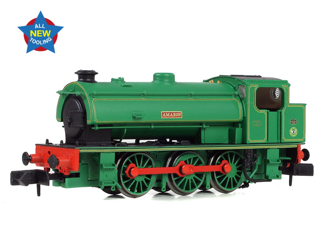 HALF PRICE! EFE Rail N gauge WD Austerity Saddle Tank 'Amazon' National Coal Board Lined Green 85504