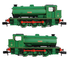 Load image into Gallery viewer, HALF PRICE! EFE Rail N gauge WD Austerity Saddle Tank &#39;Amazon&#39; National Coal Board Lined Green 85504
