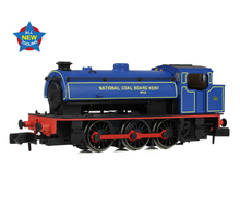 Load image into Gallery viewer, HALF PRICE! EFE Rail N gauge WD Austerity (J94) Saddle Tank No.12 National Coal Board Kent Lined Blue 85503
