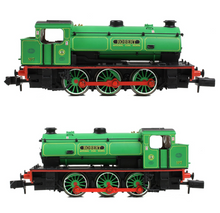 Load image into Gallery viewer, HALF PRICE! EFE Rail N gauge WD Austerity Saddle Tank 7 &#39;Robert&#39; National Coal Board Lined Green 85510
