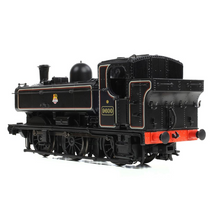 Load image into Gallery viewer, Bachmann 32-205B GWR 8750 Pannier Tank 9600 BR Lined Black (Early Emblem)
