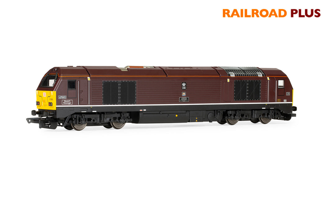 Hornby Railroad Plus Class 67 67005 - 'The Queens Messenger' R30323