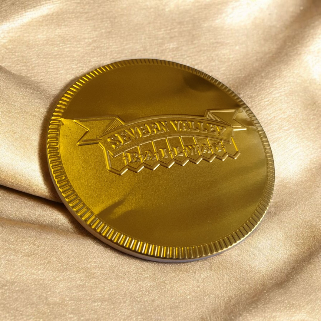Giant chocolate coin