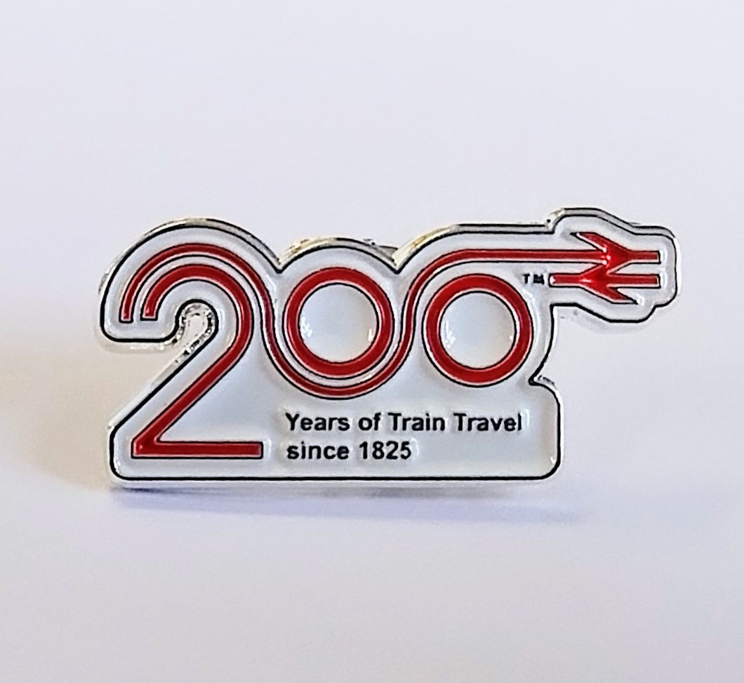 Railway 200 pin badge - Back in stock!
