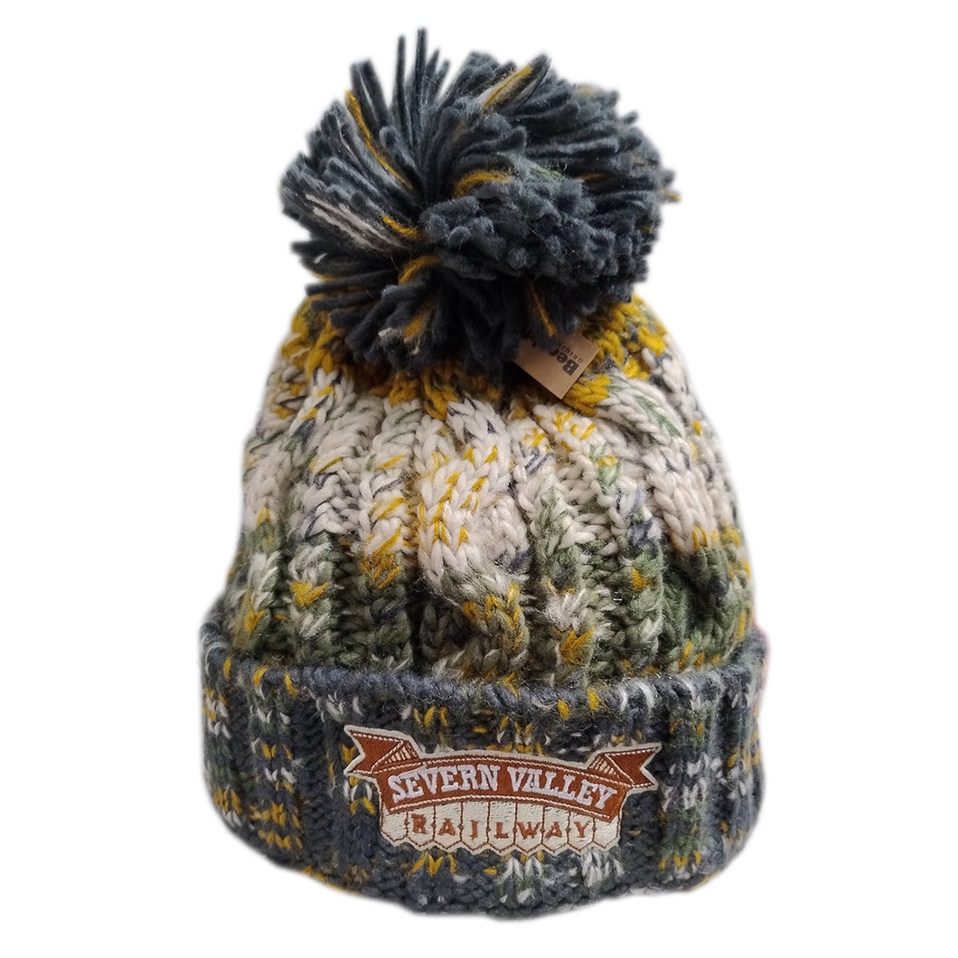 SVR Corkscrew Pom Pom Beanie Hat