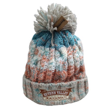 Load image into Gallery viewer, SVR Corkscrew Pom Pom Beanie Hat
