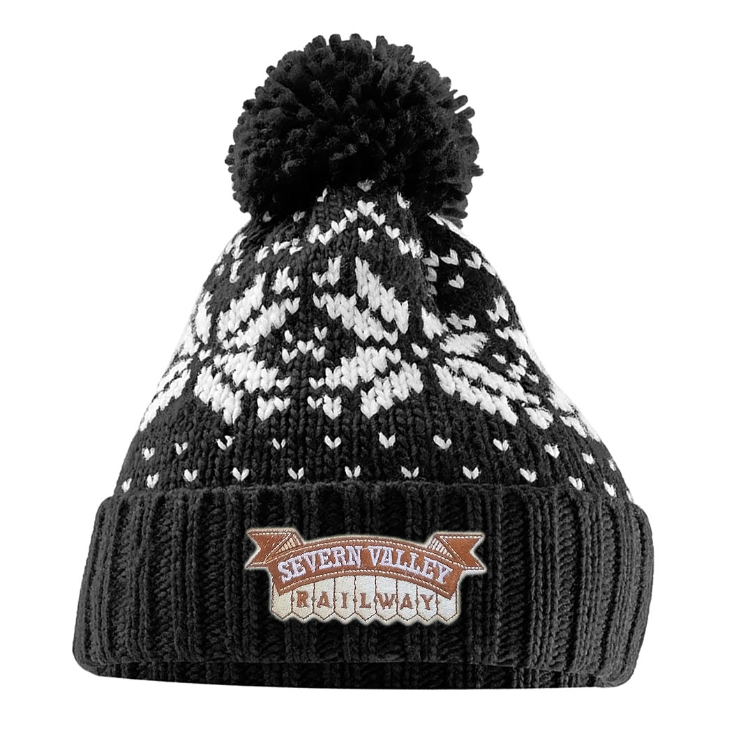 SVR Logo Snowflake Bobble Hat
