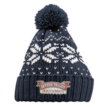 Load image into Gallery viewer, SVR Logo Snowflake Bobble Hat
