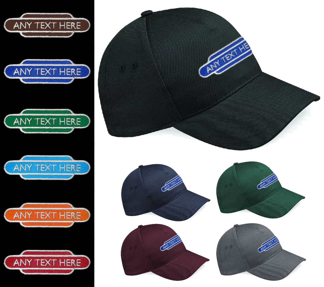 Totem Baseball Cap - Personalised with your choice of text