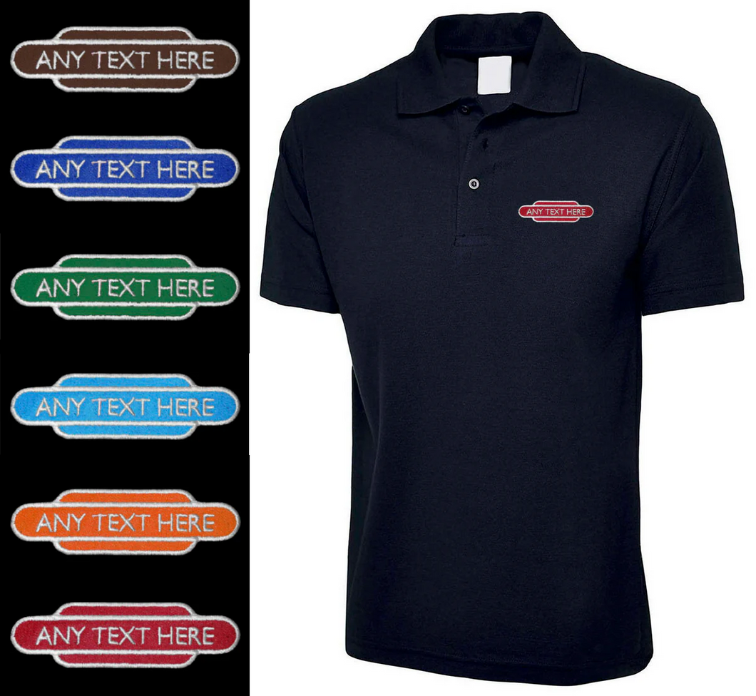 Totem Polo Shirt - Personalised with your choice of Station Name