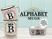 Load image into Gallery viewer, Initial Mugs (Mr, Miss, Mrs)
