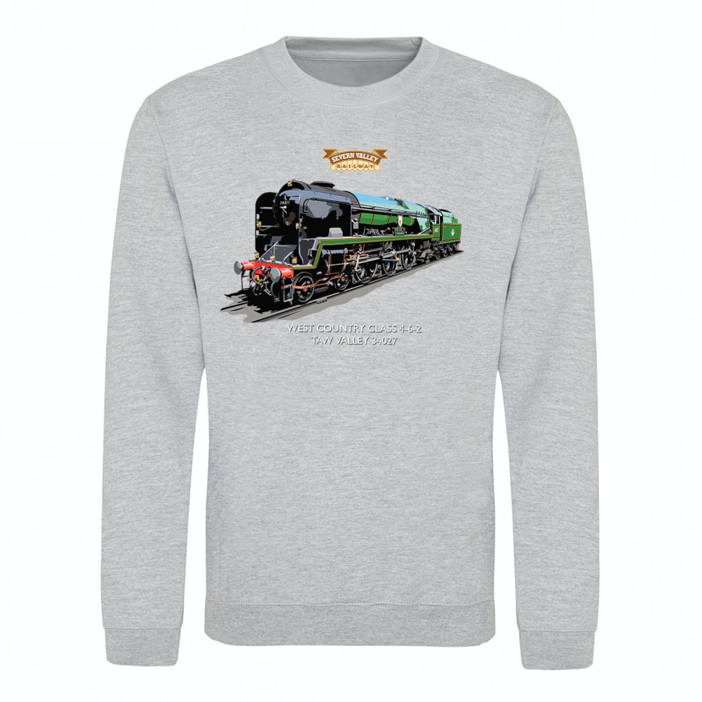 Sale - Exclusive -SR West Country Class 4-6-2 Taw Valley 34027 Sweatshirt