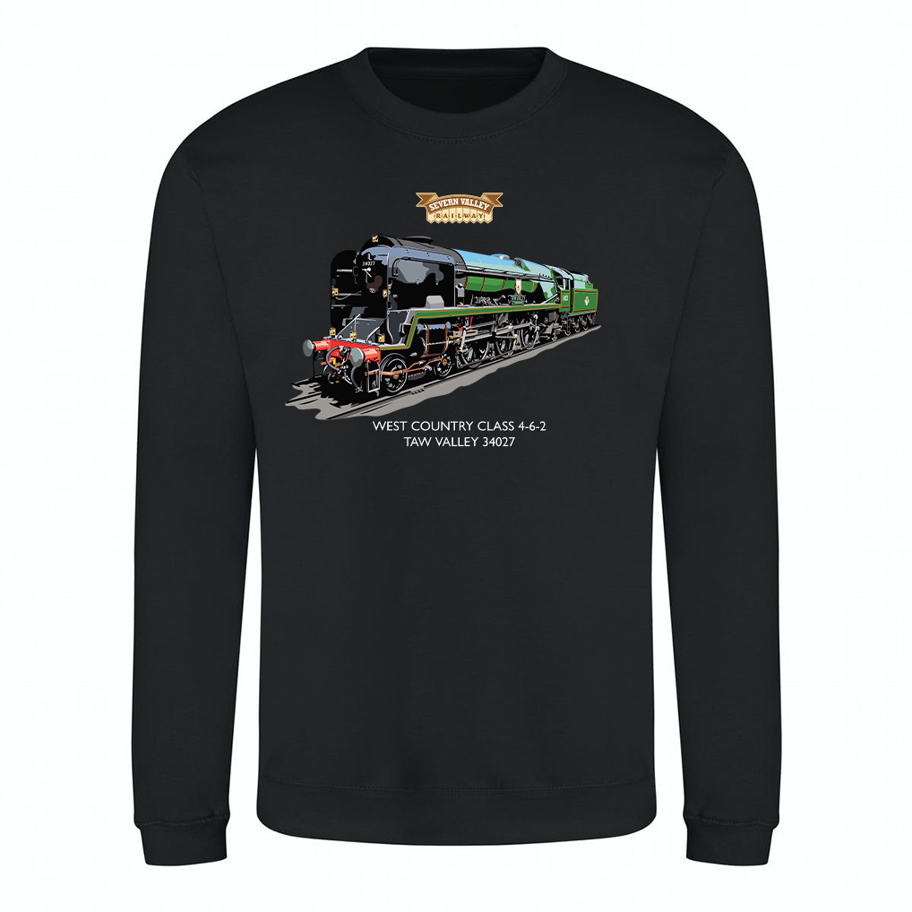 Sale - Exclusive -SR West Country Class 4-6-2 Taw Valley 34027 Sweatshirt