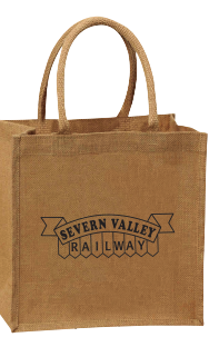 SALE - Severn Valley Railway  Natural Hessian Tote Bag